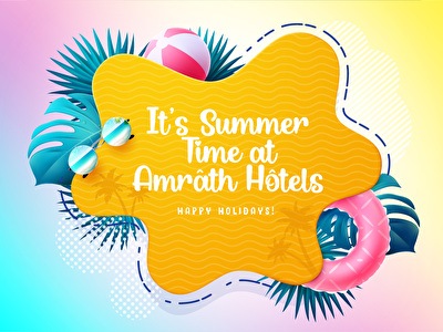 Es ist Sommerzeit bei den Amrâth Hôtels Sommerstimmung im Sommerangebot von Amrâth Hôtels in den Niederlanden
